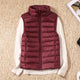 Tegan | Women's Padded Gilet with Stand Collar and Zip