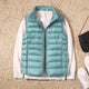 Tegan | Women's Padded Gilet with Stand Collar and Zip