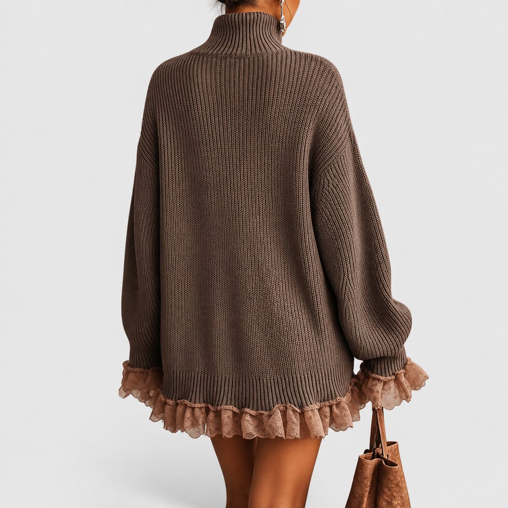 Women's Ruffled Knit Dress — view 3