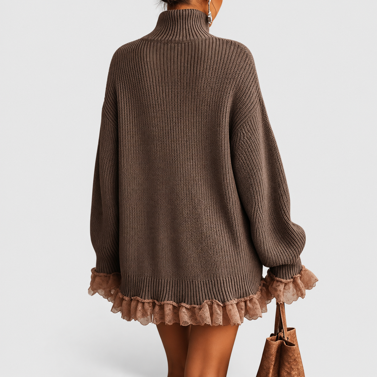 Women's Ruffled Knit Dress — view 3