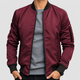 Tobias | Men's Bomber Jacket with Sleeve Pocket and Ribbed Cuffs
