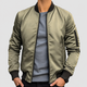 Tobias | Men's Bomber Jacket with Sleeve Pocket and Ribbed Cuffs