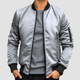 Tobias | Men's Bomber Jacket with Sleeve Pocket and Ribbed Cuffs