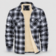 Wilbur | Men's Sherpa-Lined Plaid Flannel Shirt Jacket
