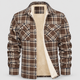 Wilbur | Men's Sherpa-Lined Plaid Flannel Shirt Jacket