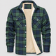 Wilbur | Men's Sherpa-Lined Plaid Flannel Shirt Jacket