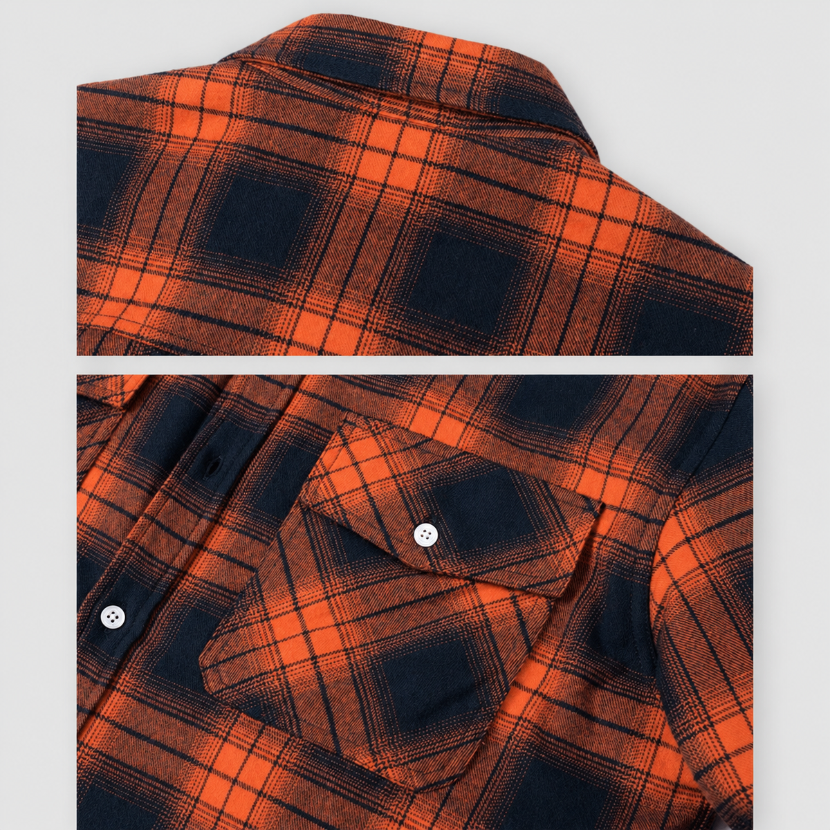 Men's Sherpa-Lined Plaid Flannel Shirt Jacket — view 9