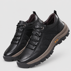 Men's Leather-Look Lace-Up Casual Shoes — view 3