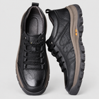 Men's Leather-Look Lace-Up Casual Shoes — view 6
