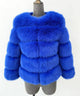 Honor | Women's Panelled Faux Fur Jacket with Long Sleeves