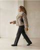 Evangeline | Women's Cropped Faux Fur Jacket with Shawl Collar