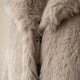 Evangeline | Women's Cropped Faux Fur Jacket with Shawl Collar