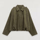 Celeste | Women's Faux Suede Bomber Jacket with Collar