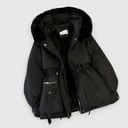 Elowen | Women's Padded Parka with Faux Fur Trimmed Hood