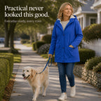 Gwendolyn | Women's Plush-Lined Jacket with Hood and Zip