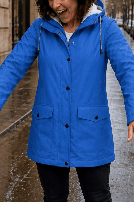 Gwendolyn | Women's Plush-Lined Jacket with Hood and Zip