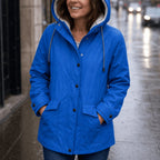 Gwendolyn | Women's Plush-Lined Jacket with Hood and Zip