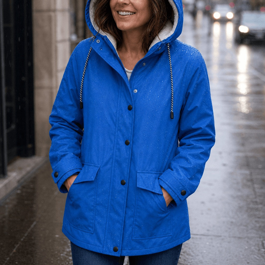 Gwendolyn | Women's Plush-Lined Jacket with Hood and Zip