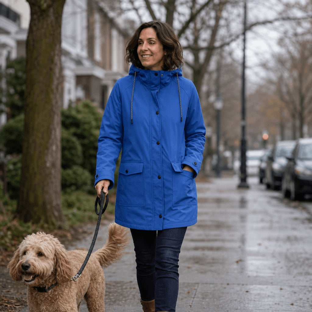 Gwendolyn | Women's Plush-Lined Jacket with Hood and Zip