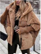 Peony | Women's Puffer Jacket with Faux Fur Trimmed Hood