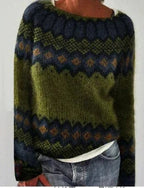 Josie | Women's Fair Isle Jumper with Round Neck