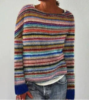 Josie | Women's Fair Isle Jumper with Round Neck