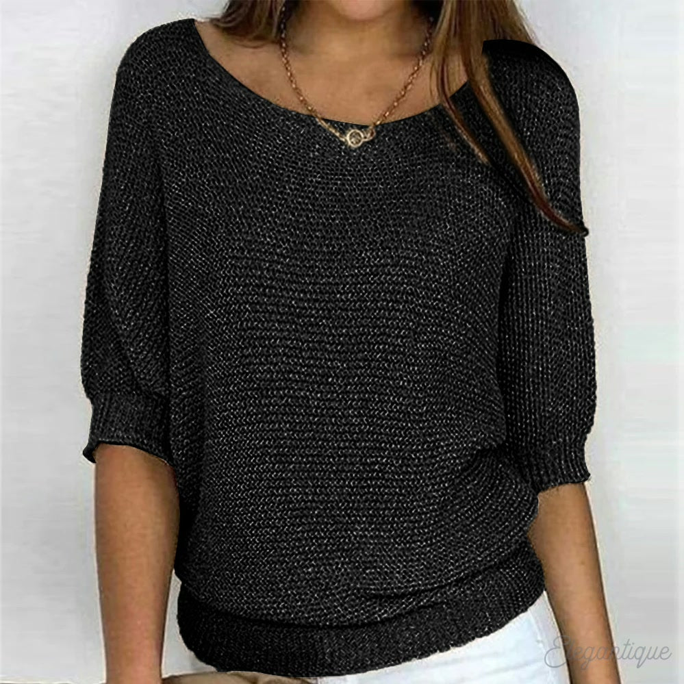 Wilhelmina | Women's Relaxed Jumper with Wide Sleeves