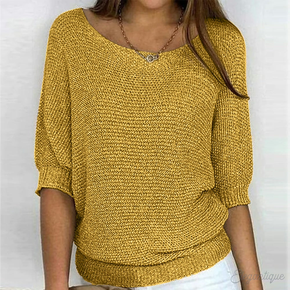 Wilhelmina | Women's Relaxed Jumper with Wide Sleeves