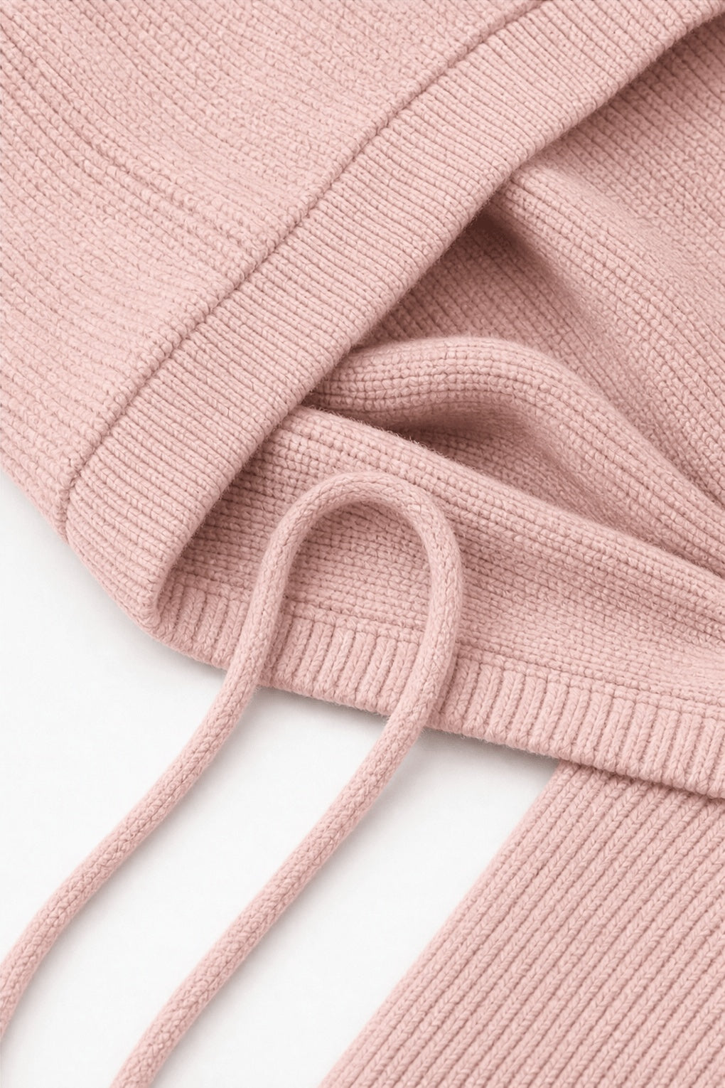 Hazel | Women's Ribbed Cardigan with Zip and Drawstring Hood