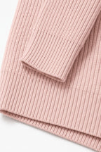 Hazel | Women's Ribbed Cardigan with Zip and Drawstring Hood