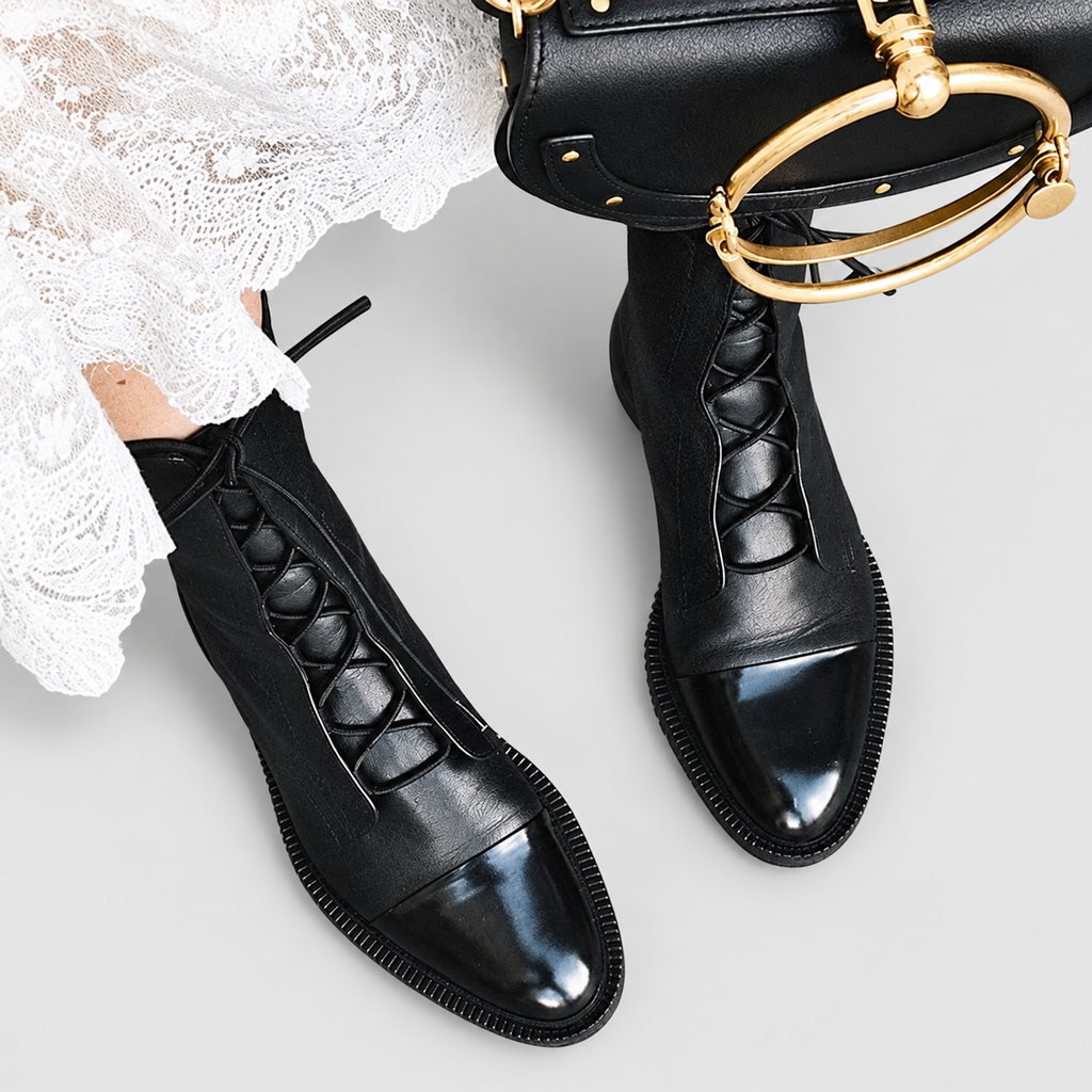 Women's Lace-Up Ankle Boots — view 10