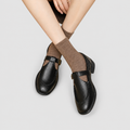 Women's T-Bar Mary Jane Shoes in Black — view 1