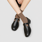 Women's T-Bar Mary Jane Shoes in Black — view 1